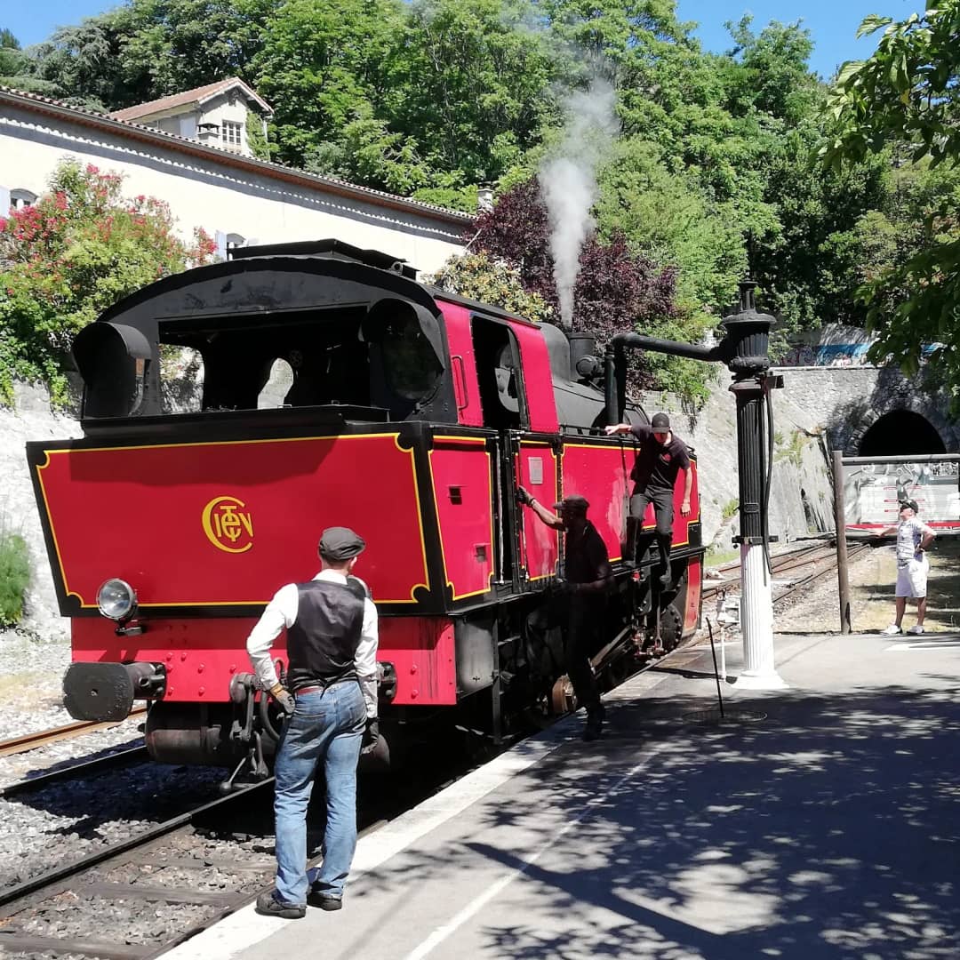 De stoomtrein van de Cevennen in Anduze